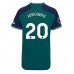 Arsenal Jorginho Frello #20 Dámské 3rd Dres 2023-24 Krátkým Rukávem